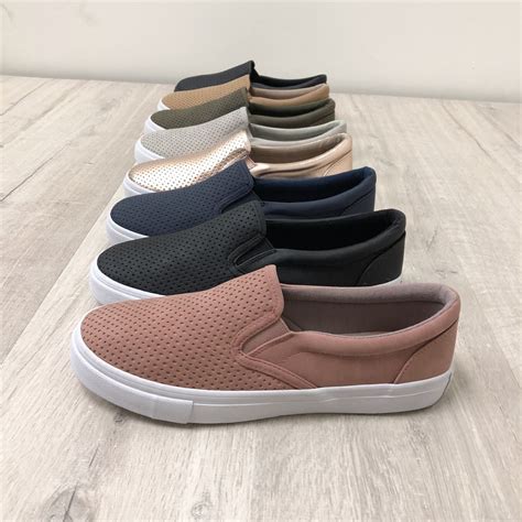 stylish slip on sneakers women.